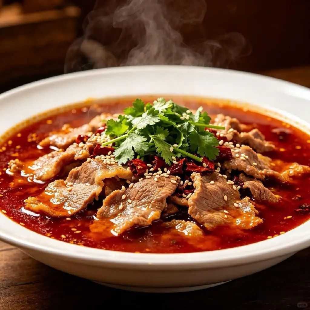 Sichuan Chili-Poached Beef