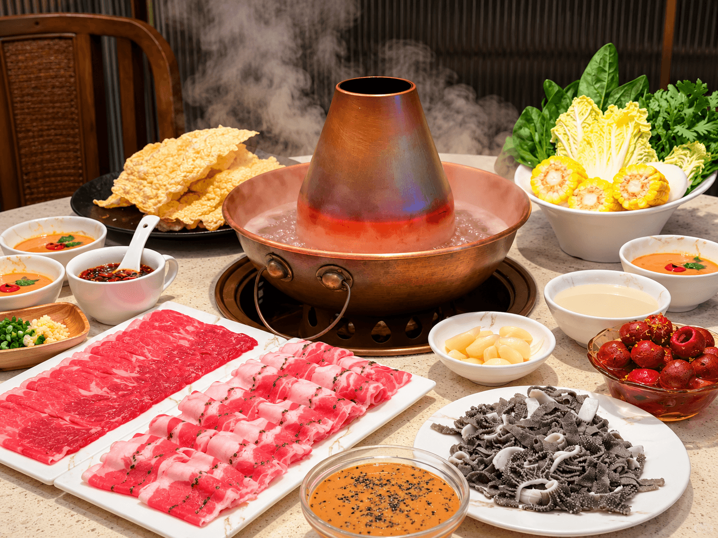 Beijing-Style Lamb Hot Pot