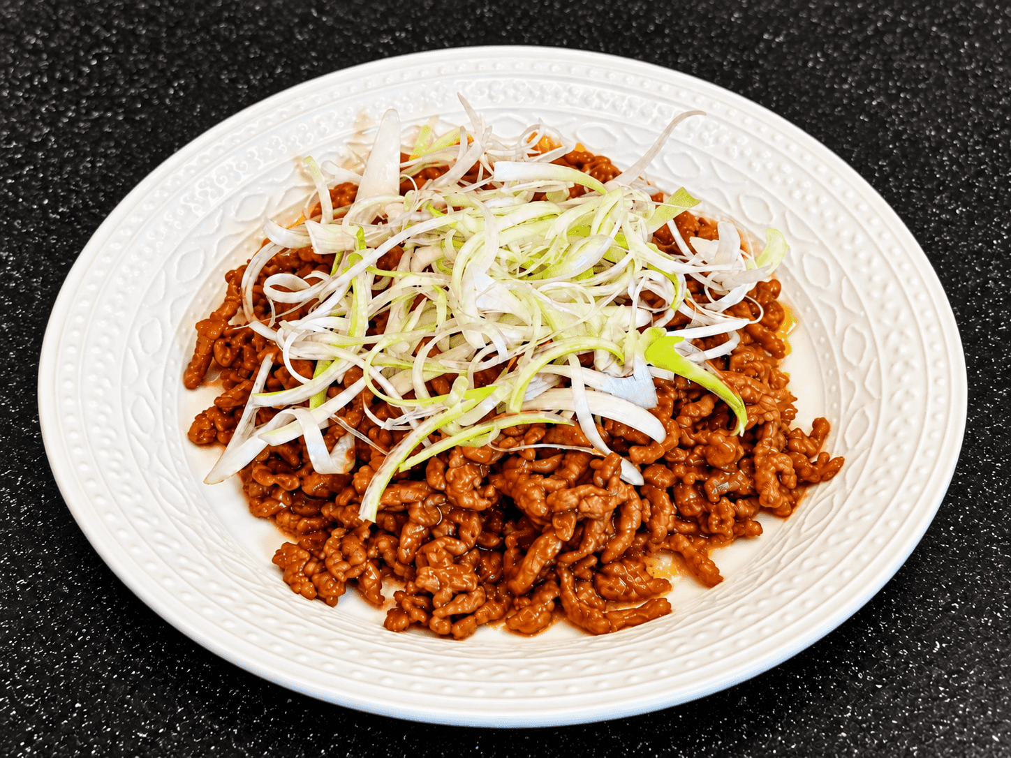 Stir-Fried Shredded Pork in Sweet Bean Sauce