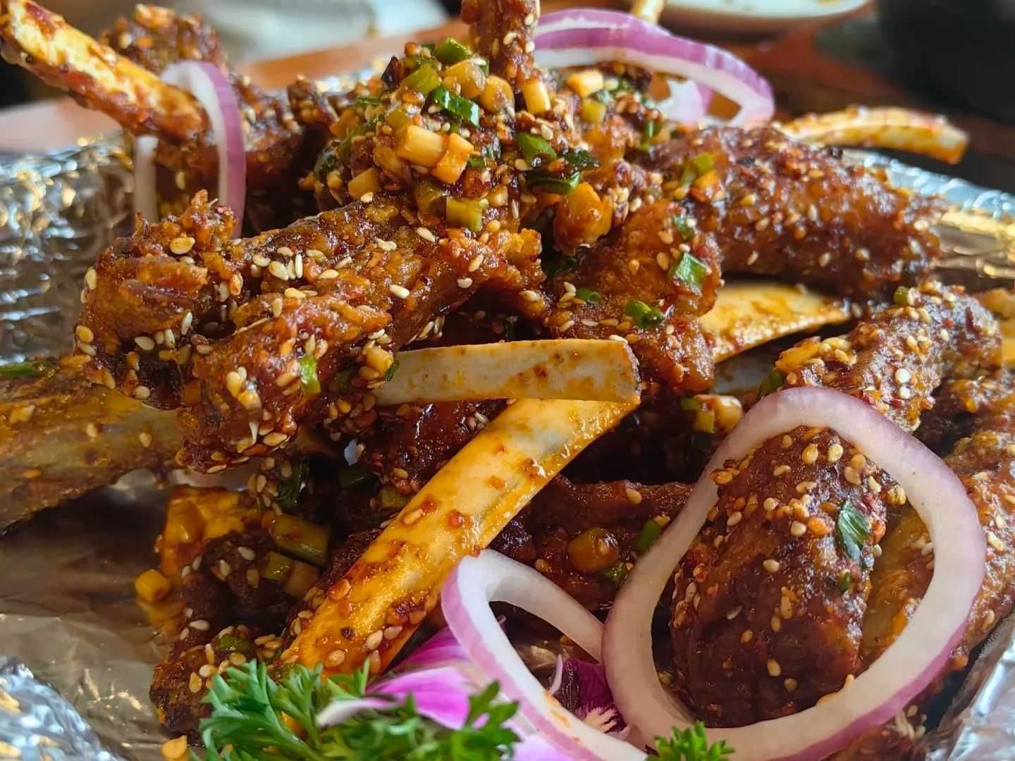 Tibetan-Style Roasted Lamb Chops
